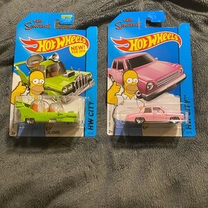 Hot Wheels HW City: Simpsons bundle